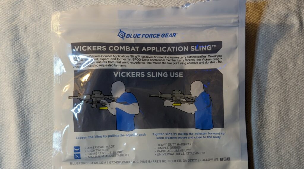 Blue Force Gear Vickers sling directions for use.